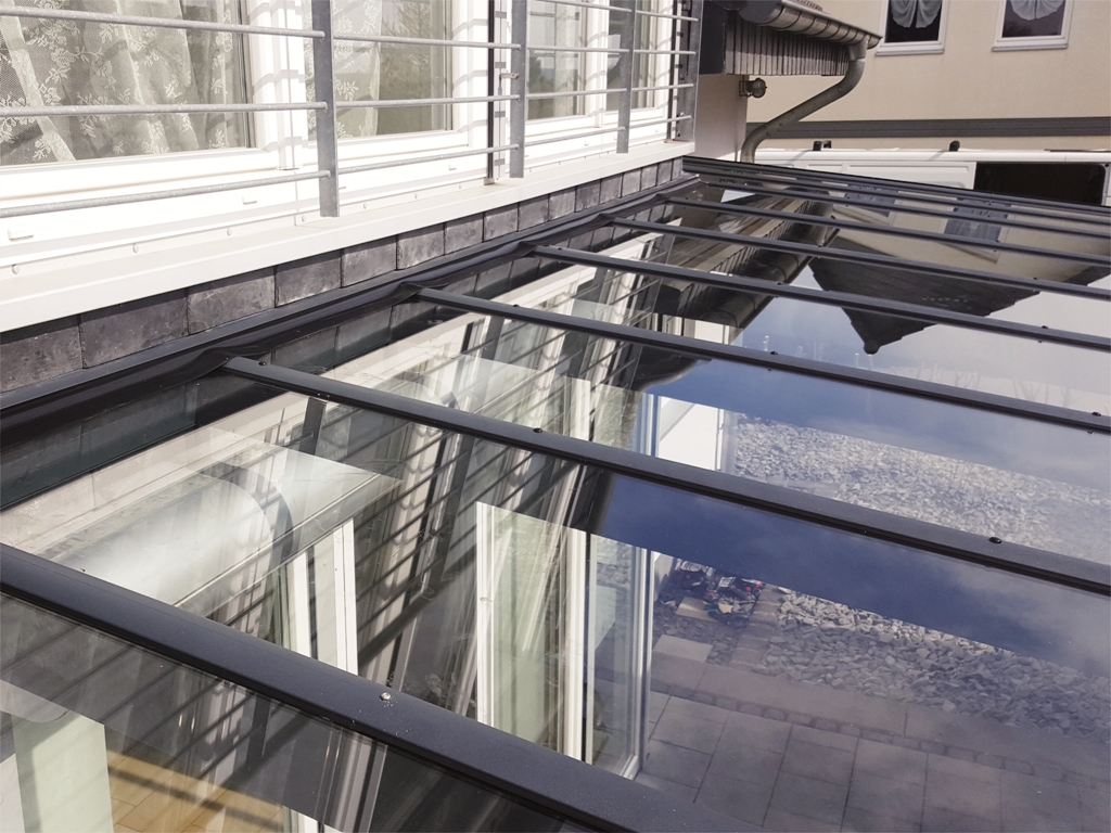 Terrassendach - Alu -Terrassenüberdachung - Exclusiv XL - 5.000 x 4.000